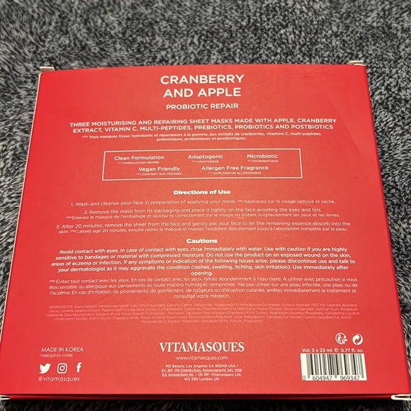 Vitamasoues cranberry and apple probiotic repair 🍎🍎 - Picture 2 of 2